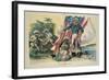 "Save me from my friends!", 1898-Louis Dalrymple-Framed Giclee Print