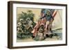 Save Me from My Friends!, 1898-Louis Dalrymple-Framed Giclee Print