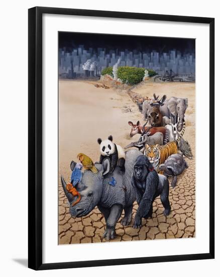 Save Our Environment-Harro Maass-Framed Giclee Print