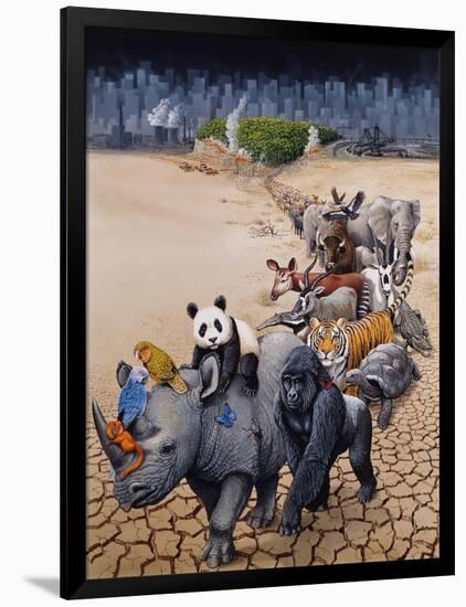 Save Our Environment-Harro Maass-Framed Giclee Print