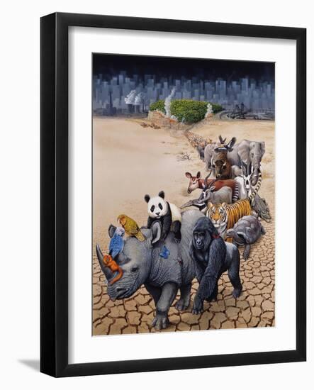 Save Our Environment-Harro Maass-Framed Giclee Print