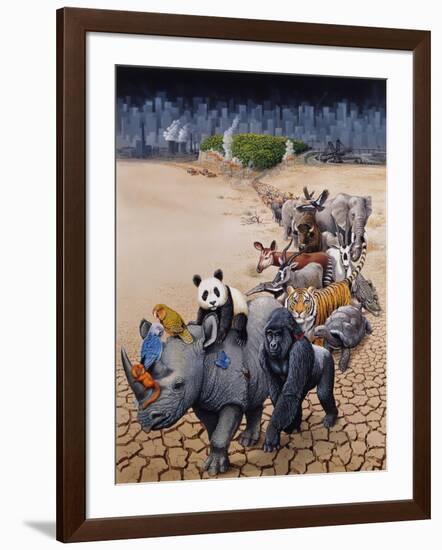 Save Our Environment-Harro Maass-Framed Giclee Print