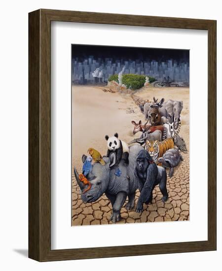 Save Our Environment-Harro Maass-Framed Premium Giclee Print