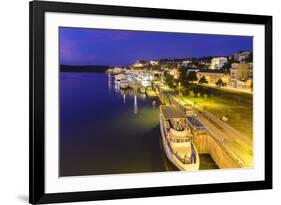 Save Shore and View to the Fortress Kalemegdan, Serbia, Belgrade-Volker Preusser-Framed Photographic Print