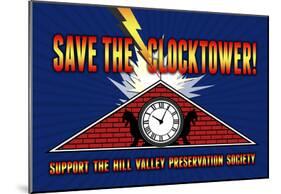 Save the Clocktower Movie Poster-null-Mounted Poster