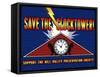 Save the Clocktower Movie Poster-null-Framed Stretched Canvas