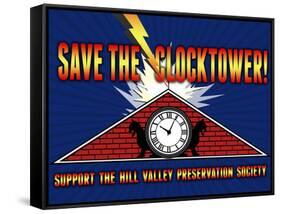 Save the Clocktower Movie Poster-null-Framed Stretched Canvas