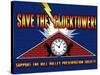 Save the Clocktower Movie Poster-null-Stretched Canvas