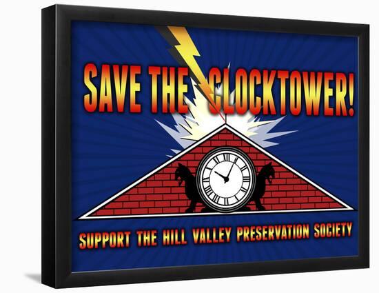 Save the Clocktower Movie Poster-null-Framed Poster