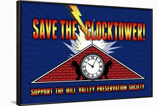 Save the Clocktower Movie-null-Framed Art Print