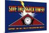 Save the Clocktower Movie-null-Mounted Art Print