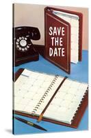 Save the Date, Day Planner-null-Stretched Canvas