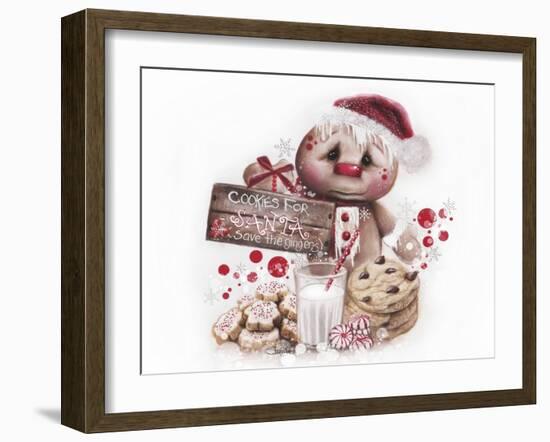 Save the Gingers - Christmas-Sheena Pike Art And Illustration-Framed Giclee Print