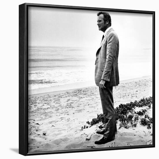 Save the Tiger, Jack Lemmon, 1973, Alone on the Shore-null-Framed Photo