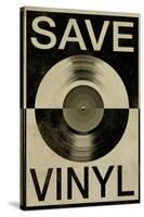 Save the Vinyl Music Poster-null-Stretched Canvas