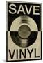 Save the Vinyl Music-null-Mounted Poster