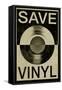 Save the Vinyl Music-null-Framed Stretched Canvas