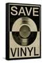 Save the Vinyl Music-null-Framed Stretched Canvas