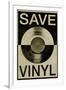 Save the Vinyl Music-null-Framed Art Print