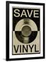 Save the Vinyl Music-null-Framed Art Print