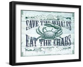 Save the Whales-null-Framed Giclee Print