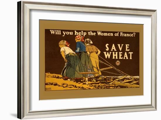 Save Wheat-Edward Penfield-Framed Art Print