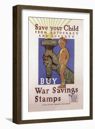 Save Your Child-Herbert Andrew Paus-Framed Art Print