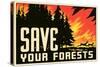 Save Your Forests Poster-null-Stretched Canvas