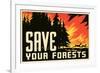 Save Your Forests Poster-null-Framed Giclee Print