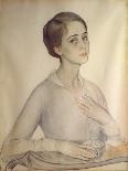 Portrait of Olga Spesivtseva, 1917-Savelij Abramovich Sorin-Giclee Print