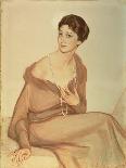 Portrait of Countess Eliso Dadiani, 1919-Savelij Abramovich Sorin-Giclee Print