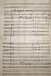 Autograph Sheet Music of Seven Last Words of Our Lord, 1856-Saverio Mercadante-Giclee Print