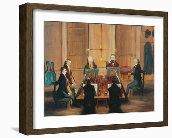 Savile Green Party of Seven, 1836-George Kershaw-Framed Giclee Print