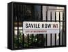 Savile Road, Street Sign, London, England, United Kingdom, Europe-Rawlings Walter-Framed Stretched Canvas