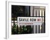 Savile Road, Street Sign, London, England, United Kingdom, Europe-Rawlings Walter-Framed Photographic Print