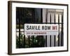 Savile Road, Street Sign, London, England, United Kingdom, Europe-Rawlings Walter-Framed Photographic Print
