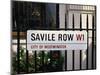 Savile Road, Street Sign, London, England, United Kingdom, Europe-Rawlings Walter-Mounted Photographic Print