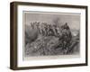 Saving an Ammunition Waggon, an Incident During the Attack on Vaal Krantz-John Charlton-Framed Giclee Print