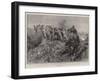 Saving an Ammunition Waggon, an Incident During the Attack on Vaal Krantz-John Charlton-Framed Giclee Print