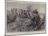 Saving an Ammunition Waggon, an Incident During the Attack on Vaal Krantz-John Charlton-Mounted Giclee Print