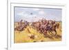 Saving the Guns at Le Cateau, 1969-Terence Cuneo-Framed Giclee Print