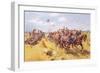 Saving the Guns at Le Cateau, 1969-Terence Cuneo-Framed Giclee Print