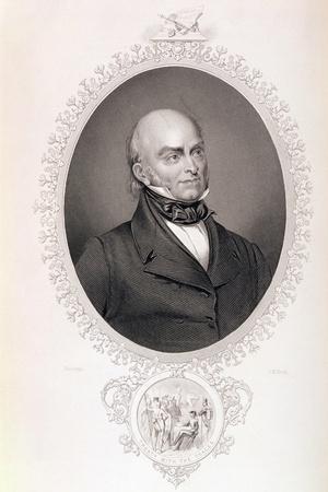 John Quincy Adams 1767 1848 From The History Of The United States Vol Ii By Charles Mackay Giclee Print Savinien Edme Dubourjal Allposters Com
