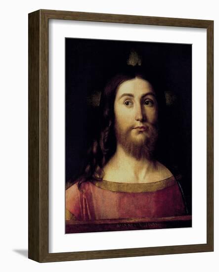 Saviour of the World-Giovanni Bellini-Framed Giclee Print