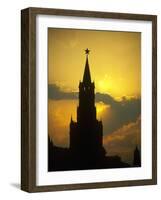 Saviour's Tower, Kremlin, Moscow, Russia-Jon Arnold-Framed Photographic Print