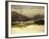 Savognino Landscape, 1886-Giovanni Segantini-Framed Giclee Print