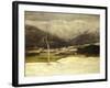 Savognino Landscape, 1886-Giovanni Segantini-Framed Giclee Print