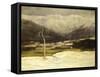 Savognino Landscape, 1886-Giovanni Segantini-Framed Stretched Canvas