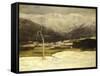 Savognino Landscape, 1886-Giovanni Segantini-Framed Stretched Canvas