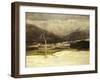 Savognino Landscape, 1886-Giovanni Segantini-Framed Premium Giclee Print